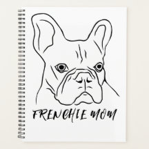 Frenchie Mama HandGezeichnet Frenchie Face