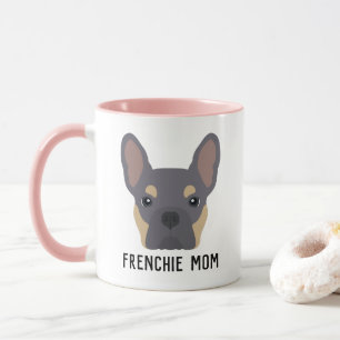 Frenchie Mama Lilac und Tan French Bulldog Tasse