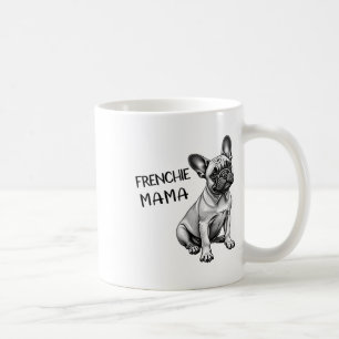 Frenchie Mama Niedliche französische Bulldog-Mama Kaffeetasse