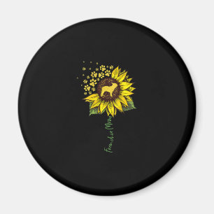Frenchie Mama Sunflower Französisch Bulldog Lover Magnet