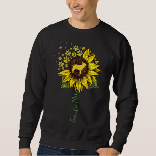 Frenchie Mama Sunflower Französisch Bulldog Lover  Sweatshirt