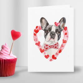Frenchie Mama Valentinstag Hunde Liebe Hübsches He Feiertagskarte