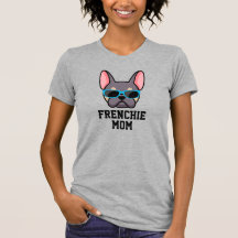 Frenchie Mom Lilac et Tan French Bulldog T-shirt