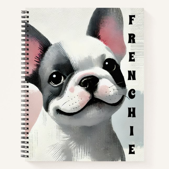 Frenchie Notizbuch (Vorderseite)