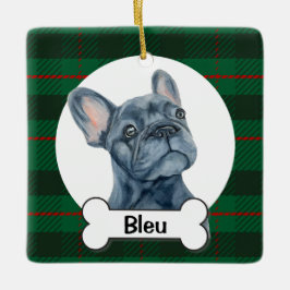 Frenchie Ornament, French Bulldog  Keramikornament