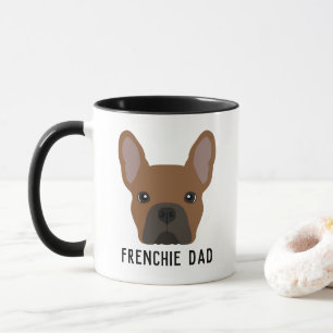 Frenchie Papa Roter Rehfarben Französische Bulldog Tasse