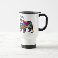 Frenchie Power-Reise-Tasse