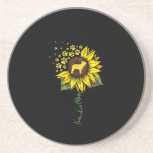Frenchie Sunflower Mama French Bulldog Lover Gift Getränkeuntersetzer