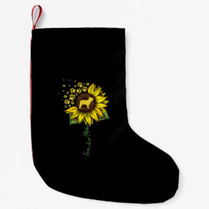 Frenchie Sunflower Mama French Bulldog Lover Gift Kleiner Weihnachtsstrumpf