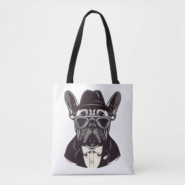 Frenchie The Gangster Tasche (Vorderseite)