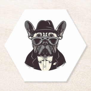 Frenchie The Gangster Untersetzer