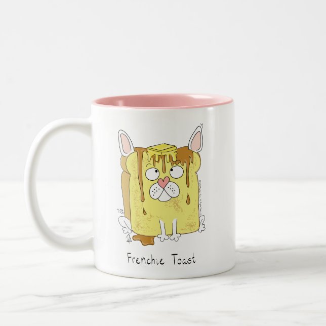 Frenchie Toast French Bulldog Coffee Mug (Gauche)
