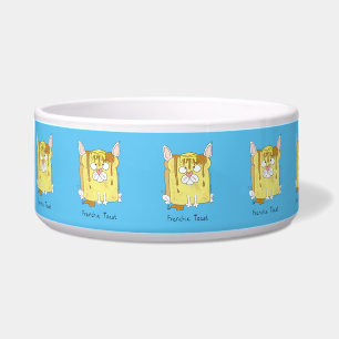 Frenchie Toast French Bulldog Dog Food Bowl Napf