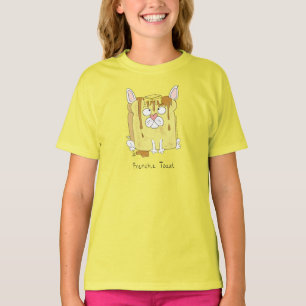 Frenchie Toast French Bulldog-Kid's-Girl-T - Shirt