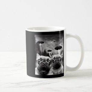 Frenchie UFO Selfie - Lustiger französischer Bulld Kaffeetasse