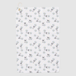 Frenchie und Daisies Golfhandtuch