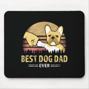 Frenchie-Vater Ever Vintage Französische Bulldogge Mousepad