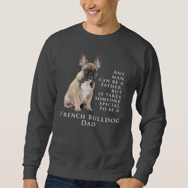 Frenchie Vater Sweatshirt (Vorderseite)