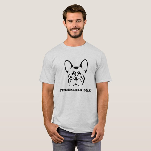 Frenchie Vater T-Shirt (Vorne ganz)