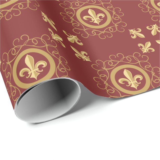 Frenchy Wein Geschenkpapier (Rolleneckpunkt)