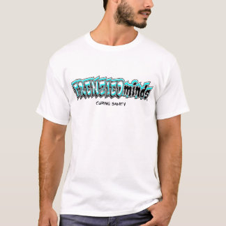 FRENZIEDminds auf Front in der CYAN-BLAUEN, T-Shirt