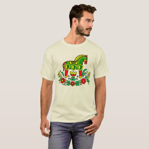 FRENZIEDminds T-Shirt mit vornehmer Dala-Horse-Dar