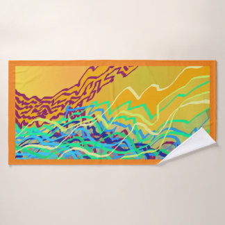 Fréquences côtières 2a Serviette d'art