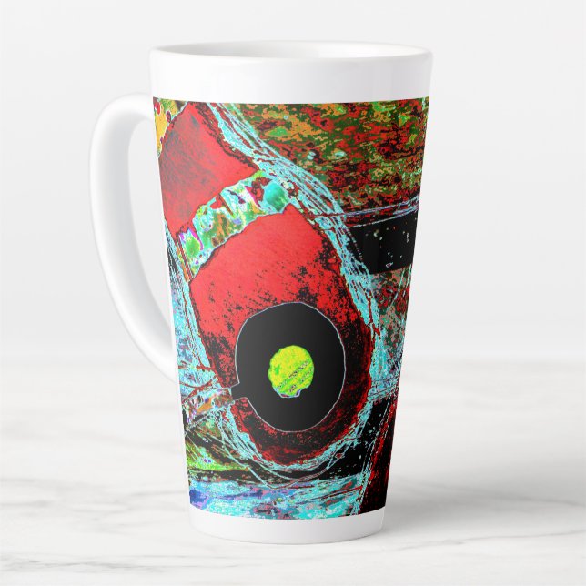 Frequency Serpent – Kompaktes abstraktes Energiemo Milchtasse (Linke Ecke)