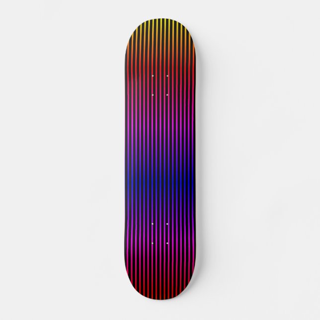 Frequenzstreifen Skateboard (Vorderseite)