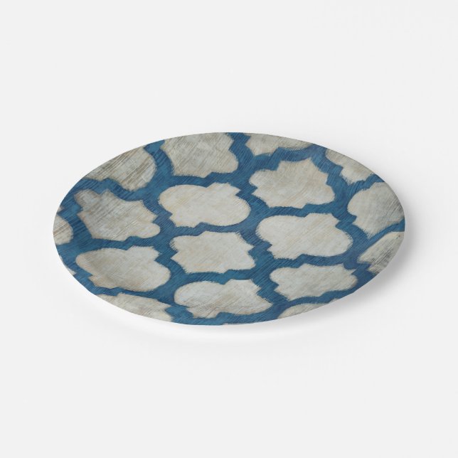 Frequenzsymmetrie II Pappteller (Schrägansicht)