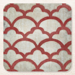 Frequenzsymmetrie VII Rechteckiger Pappuntersetzer