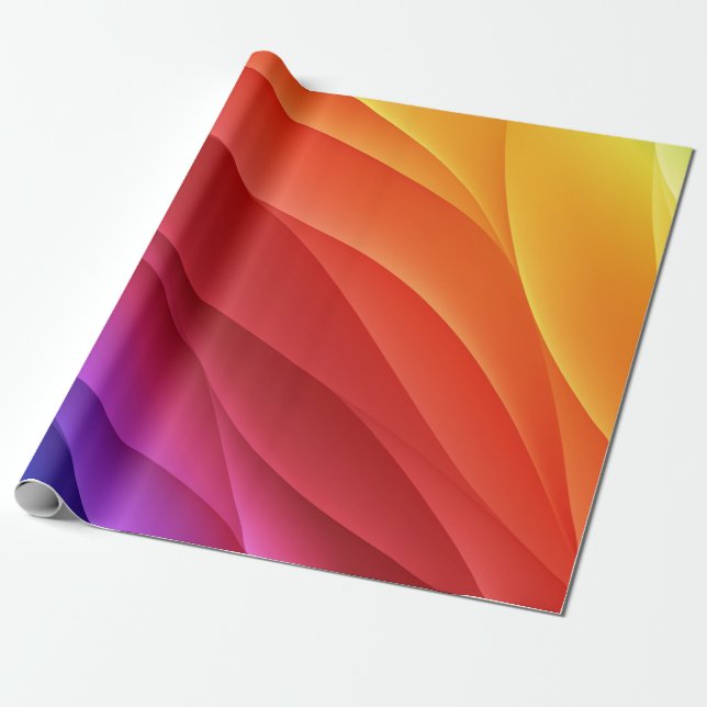 Frequenzwellen. Abstrakte Hintergrundfarbe, Geschenkpapier (Ungerollt)