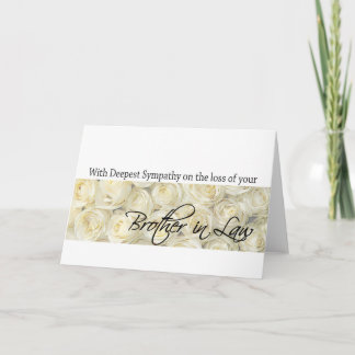 Frère de la perte de droit Carte rose de sympathie