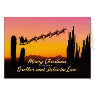 Frère et soeur en droit Noël Père Noël Desert
