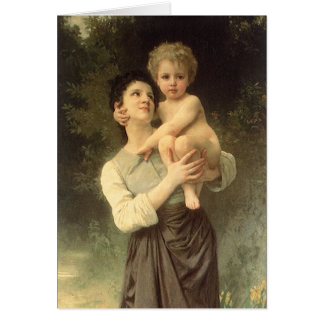 Frère et soeur par William Adolphe Bouguereau (Devant)