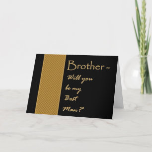 FRÈRE - Invitation de mariage du témoin