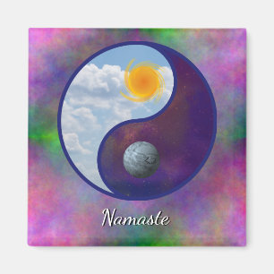 Frère Sun, aimant de Namaste de lune de soeur