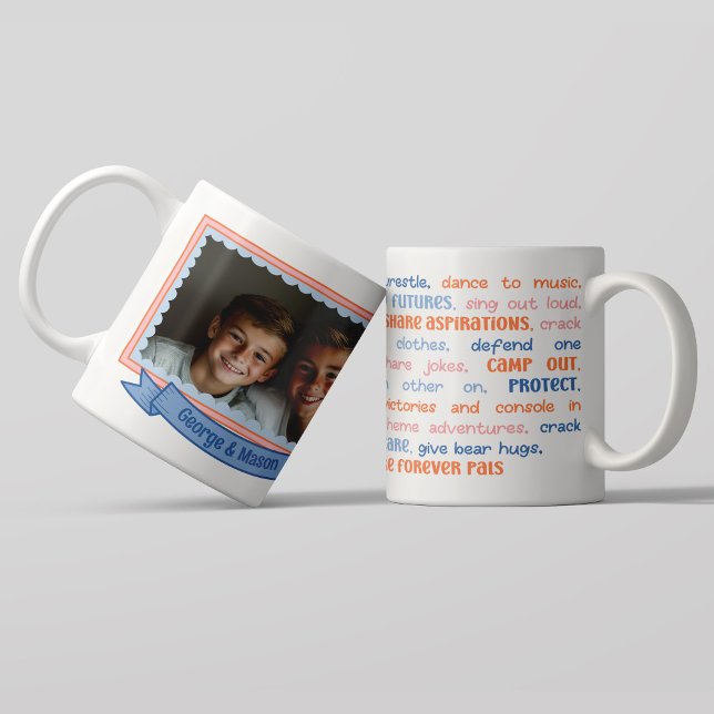 Frères Coeur toucher & sentimental Café Mug (Brothers Heartwarming Bond/ Gift for your brother)