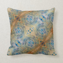 Frères d'indigo - coussin d'art