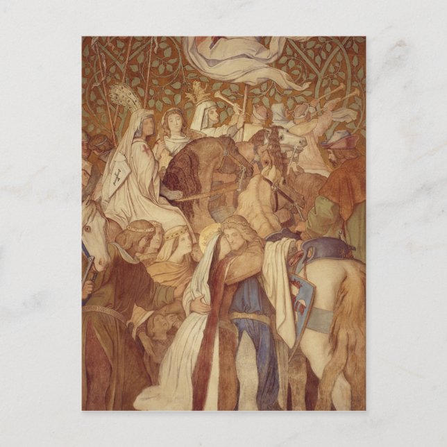 Fresco, Elisabeth-Galerie, Wartburg Postkarte (Vorderseite)