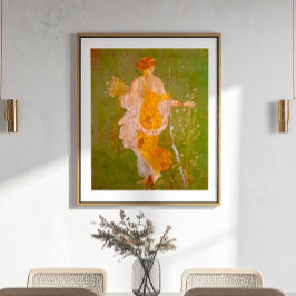 Fresco in der Villa Ariadne, Pompeji Poster