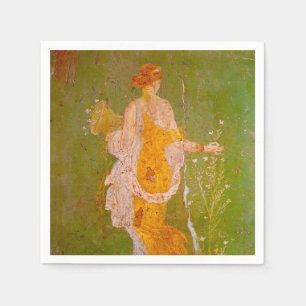 Fresco in der Villa Ariadne, Pompeji Serviette