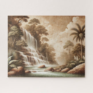 "FRESCO WATERFALL" JIGSAW PUZZLE– LANDSCAPE SERIES