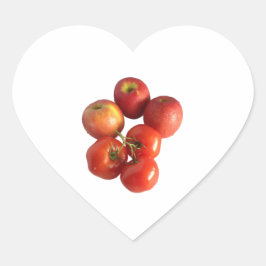 Fresh Apples and Tomatoes Stickers