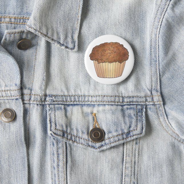 Fresh Baked Streusel Crumb Muffin Bake Sale Feinsc Button (Beispiel)