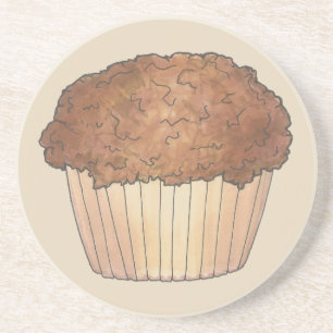 Fresh Baked Streusel Crumb Muffin Bake Sale Feinsc Getränkeuntersetzer