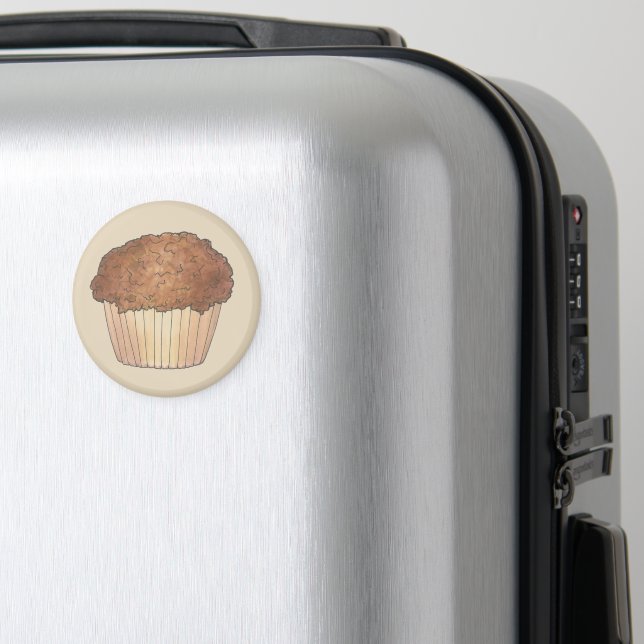Fresh Baked Streusel Crumb Muffin Bake Sale Feinsc Magnet (In Situ (Gepäck))
