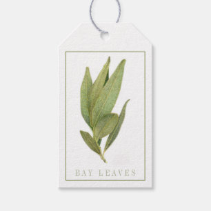 Fresh Bay Blätter Geschenktasten Geschenkanhänger