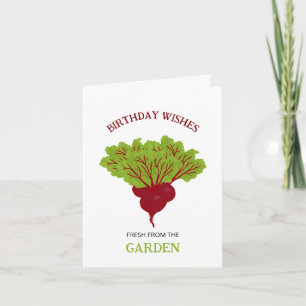 Fresh Beet Collection Geburtstag Karte