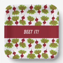 Fresh Beet Collection White Pappteller